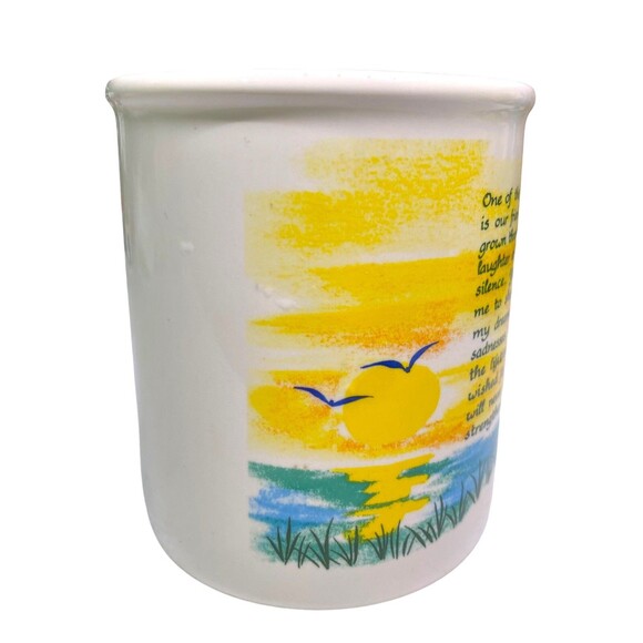 Greeting Mug “To Dad” Fathers Poem Edmund O’Neill GUC Blue Mountain Arts - Picture 5 of 9